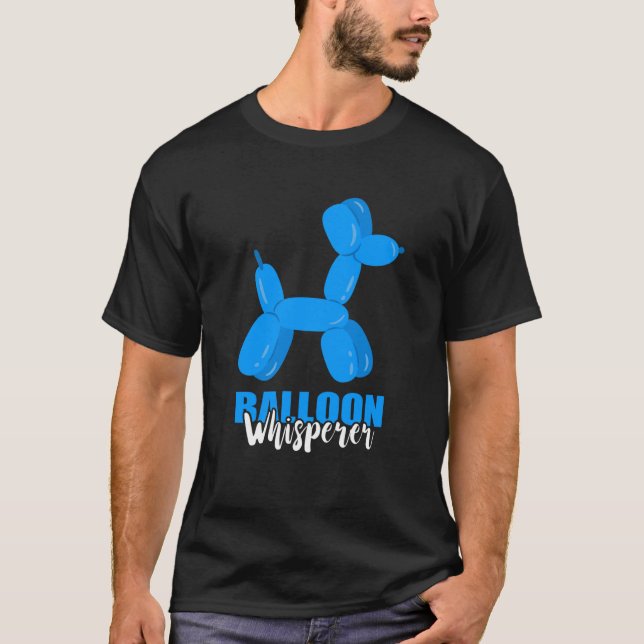 Balloon Whisperer Poddle Balloon Animal Balloon Ar T Shirt (Framsida)
