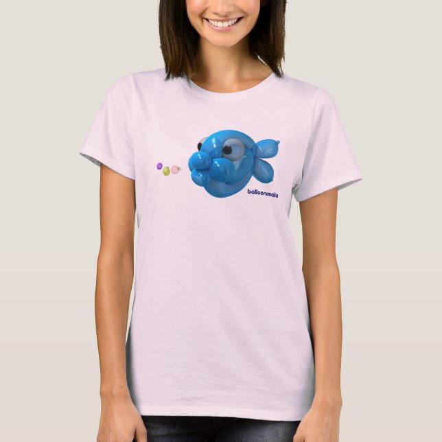 Balloonimals bubblar fisken! tee shirt (Framsida)