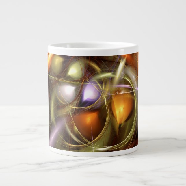 Balloons and Ribbons  Abstract Jumbo Mugg (Framsidan)