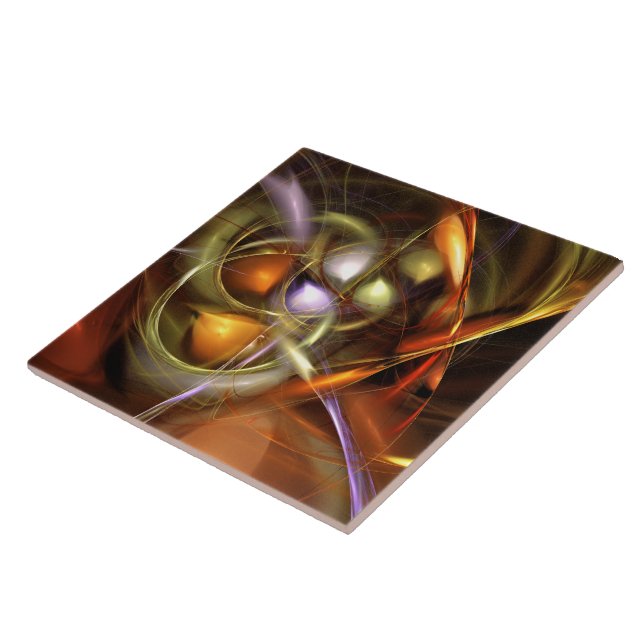 Balloons and Ribbons  Abstract Kakelplatta (Sidan)