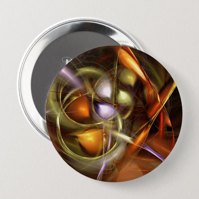 Balloons and Ribbons  Abstract Knapp (Framsida & baksida)