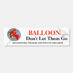 BALLOONS, låt dem inte gå Bildekal