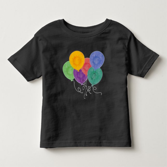 Balloons Multicolored T-Shirt (Framsida)