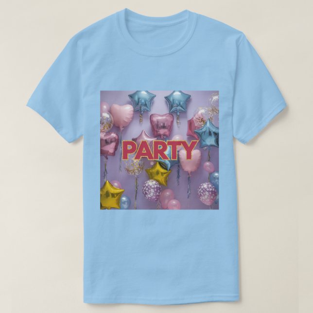 Balloons Party T-Shirt (Design framsida)