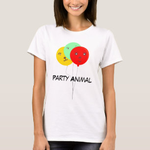BalloonsT för partydjur 3 skjortor T-shirt
