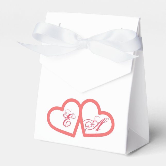 Ballotin coeur personnalisable presentaskar (Framsidan Sidan)