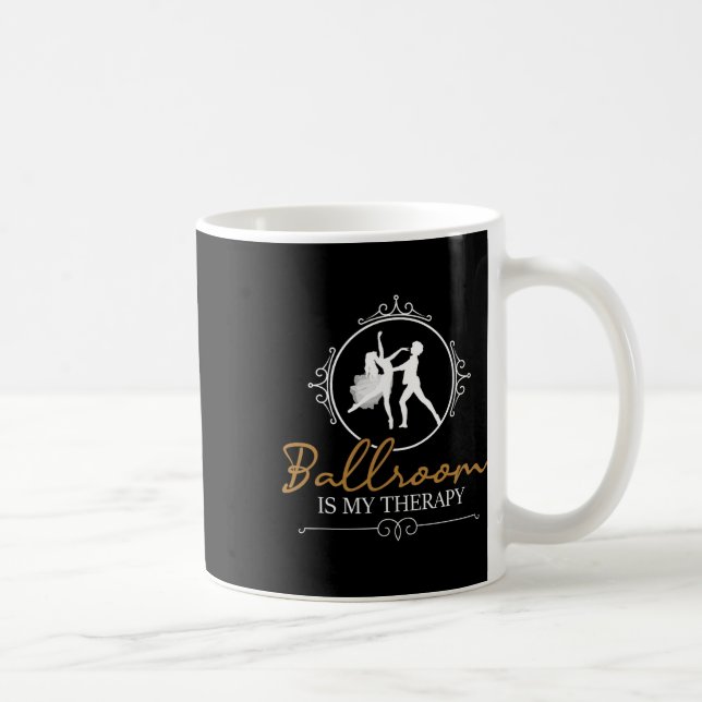 Ballroom är min terapi - Dancing Partner Couple Da Kaffemugg (Höger)