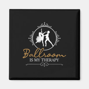 Ballroom är min terapi - Dancing Partner Couple Da Magnet