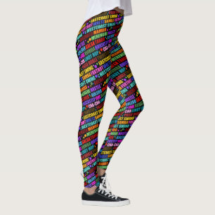 Ballroom Dance Dance Stilar Färglöst utskrift Leggings