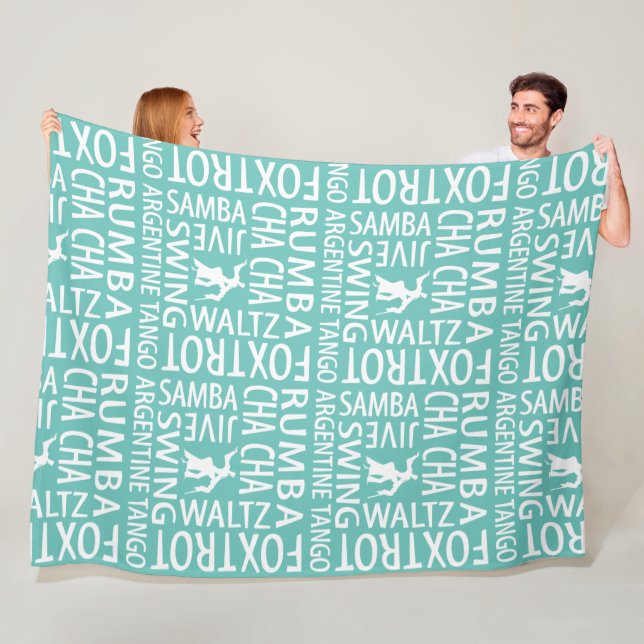 Ballroom Dance Fleece Blanket (På plats)