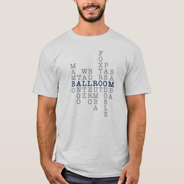 Ballroom Dance Stilar | Lösenord T Shirt (Framsida)