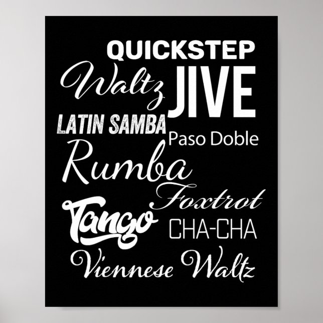 Ballroom Dancer Pun Gift Poster (Framsidan)