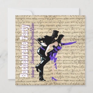 Ballroom dancers-partiet inbjudningar