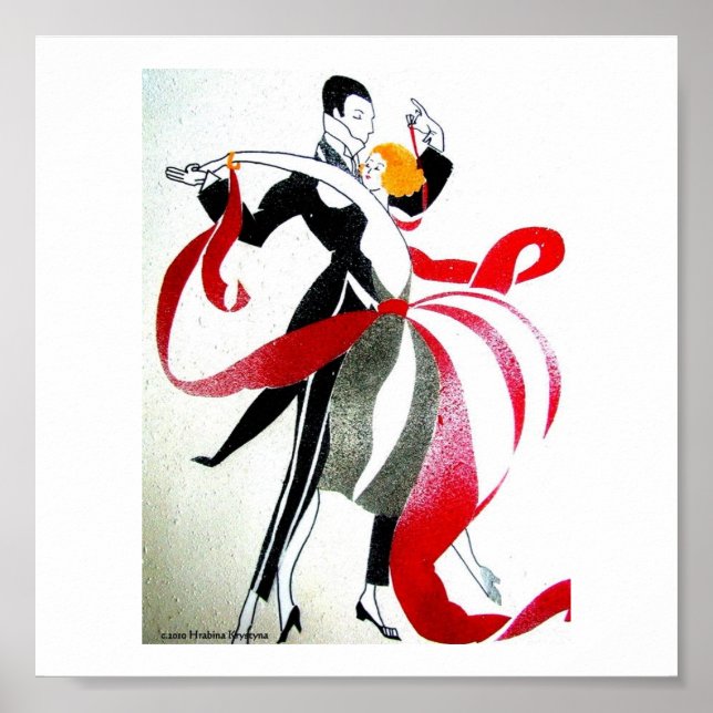 BALLROOM DANCING ART DECO 1 POSTER (Framsidan)