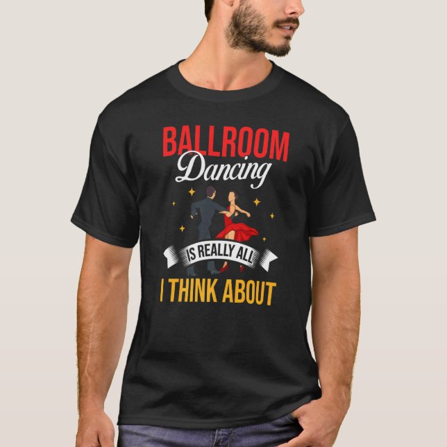 Ballroom Dancing Beginner Music Dancer Lessons 2 T Shirt (Framsida)