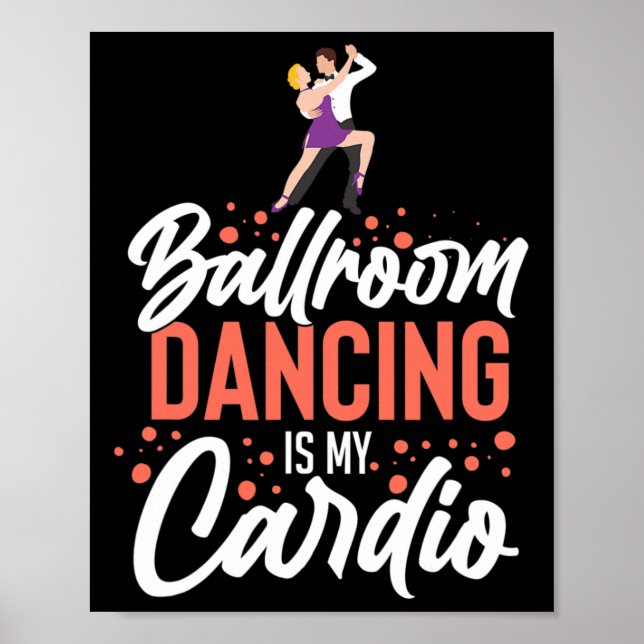Ballroom Dancing Beginner Music Dancer Lessons Poster (Framsidan)
