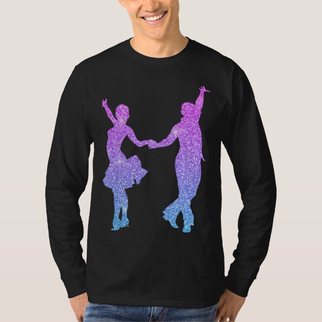 Ballroom Dancing  for Women Girls Students Dancers T Shirt (Framsida)