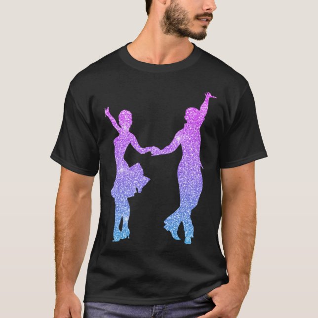 Ballroom Dancing  for Women Girls Students Dancers T Shirt (Framsida)