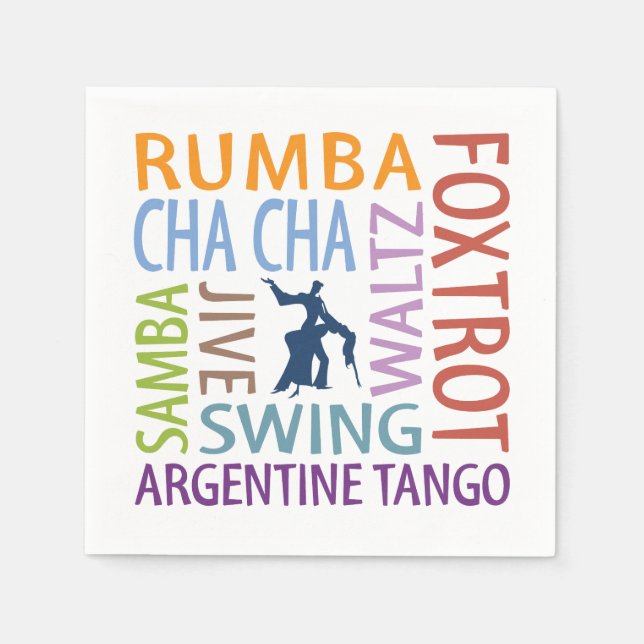 Ballroom Dancing Pappersservett (Framsidan)