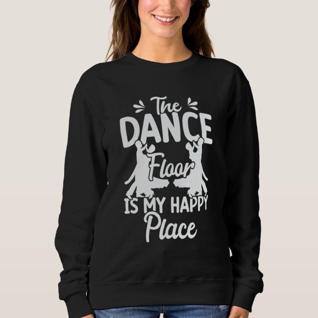 Ballroom Dancing Partner Line Of Dance Ballet Danc T Shirt (Framsida)