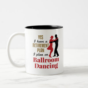 Ballroom Dancing Pension plan Två-Tonad Mugg