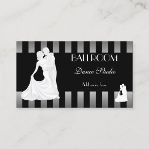 BALLROOM Dansstudio Danslektioner 3 Visitkort