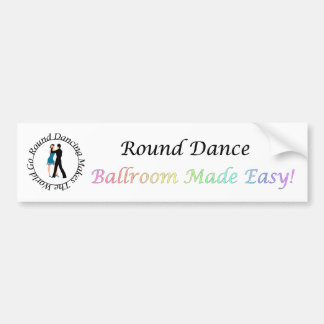 Ballroom Made Easy Bumper Sticker Bildekal