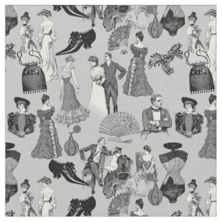 ballroom victorian era fashion toile black white tyg
