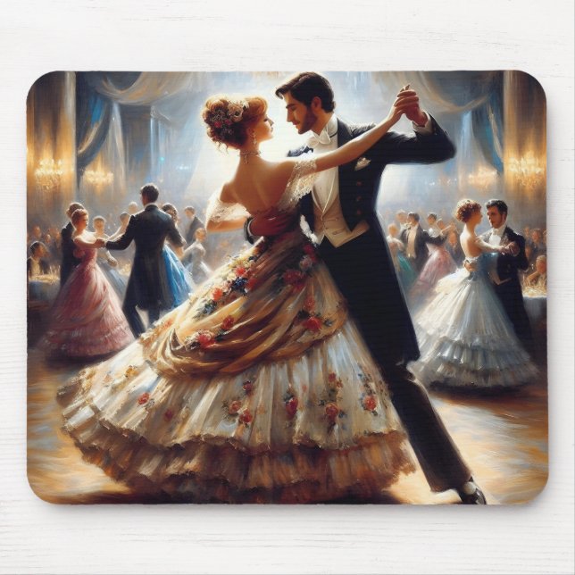 Ballsaldansande par dansmusik  musmatta (Framsidan)