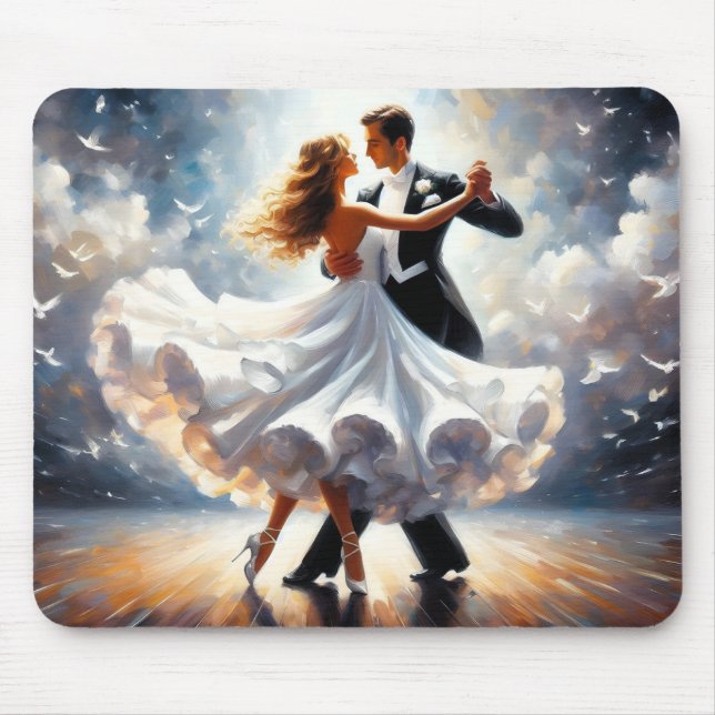 Ballsaldansande par dansmusik  musmatta (Framsidan)