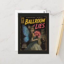 Ballsalong av Lögner Fe Kitty Falskt Bokomslag Vykort