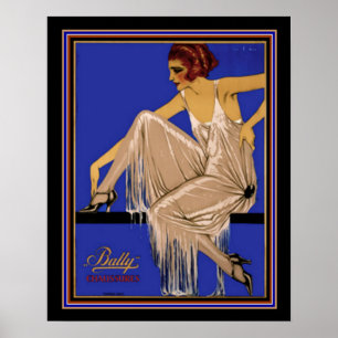 Bally Chausures Deco Poster 16 x 20 ca 1924