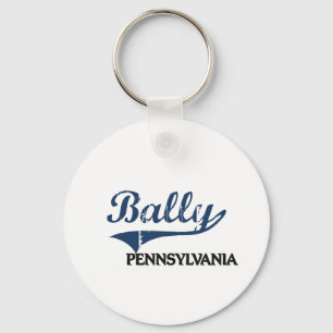 Bally Pennsylvania stadsklassiker Nyckelring