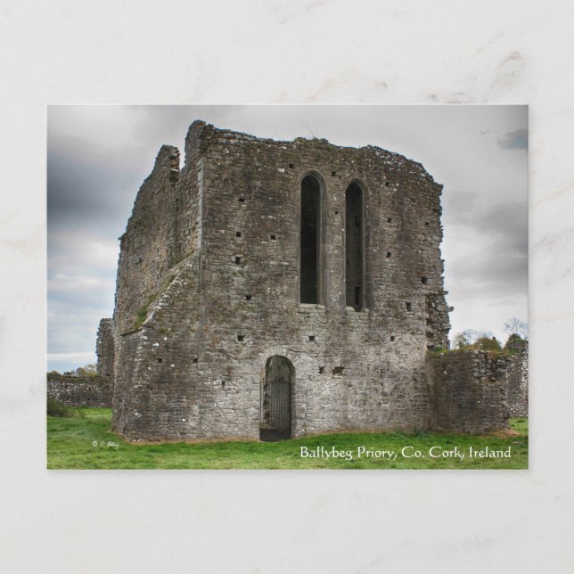 Ballybeg Priory, Irland vykort (Framsida)