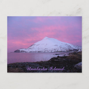 Ballyhoo Mountain, Rosa Winter Sunset Vykort