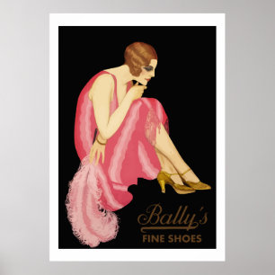 Ballys Bra Shoes Poster