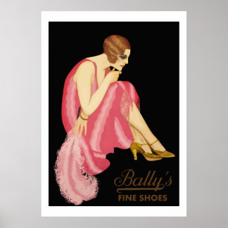 Ballys Bra Shoes Poster