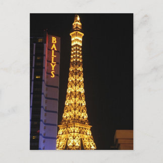 Ballys och eiffel Torn Vykort
