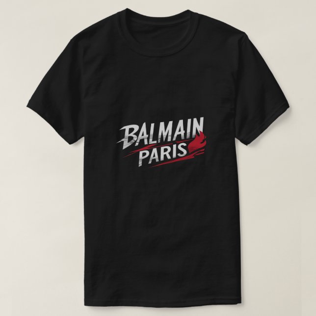 balmain paris t-shirt (Design framsida)