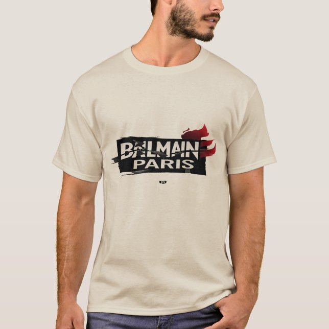 balmain paris t-shirt (Framsida)