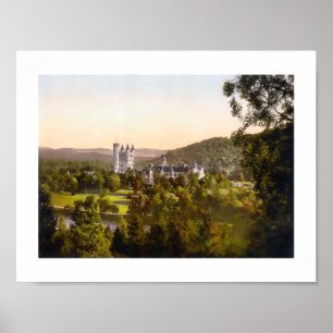 Balmoral Castle, Aberdeenshire, Skottland Poster