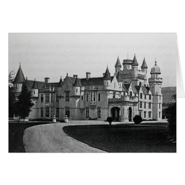 Balmoral Castle Hälsningskort (Framsidan Horizontal)