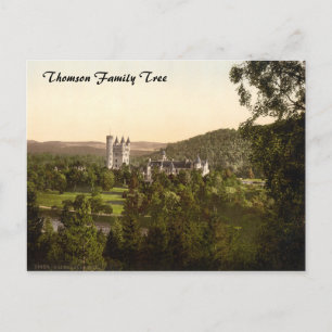 Balmoral Castle, Royal Deeside, Skottland Vykort
