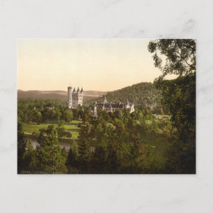 Balmoral Castle, Royalet Deeside, Skottland Vykort
