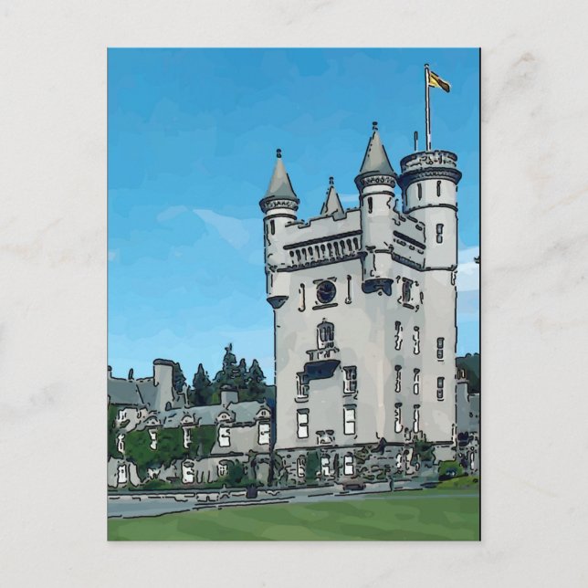 Balmoral Castle Vykort (Framsida)