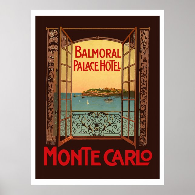 Balmoral Palace Hotel (Monte Carlo) Poster (Framsidan)