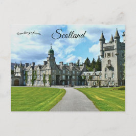 Balmoral slott i Aberdeenshire Skottland Vykort