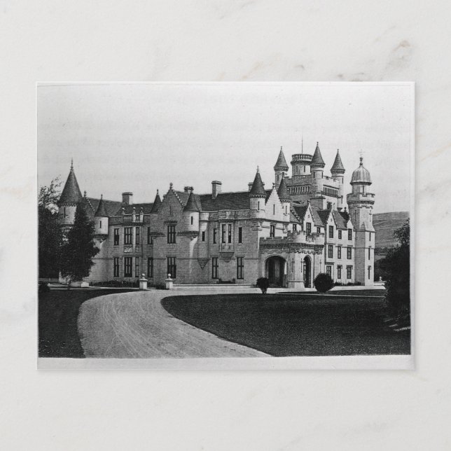 Balmoral slott vykort (Framsida)