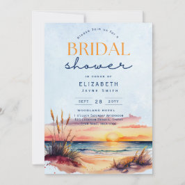 Balmy-dagar | Tropical Sunset Beach Möhippa Inbjudningar