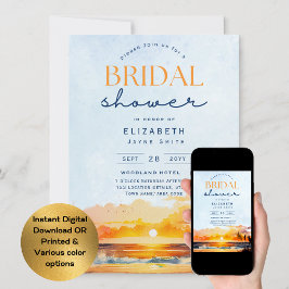 Balmy-dagar | Tropical Sunset Beach Möhippa Inbjudningar